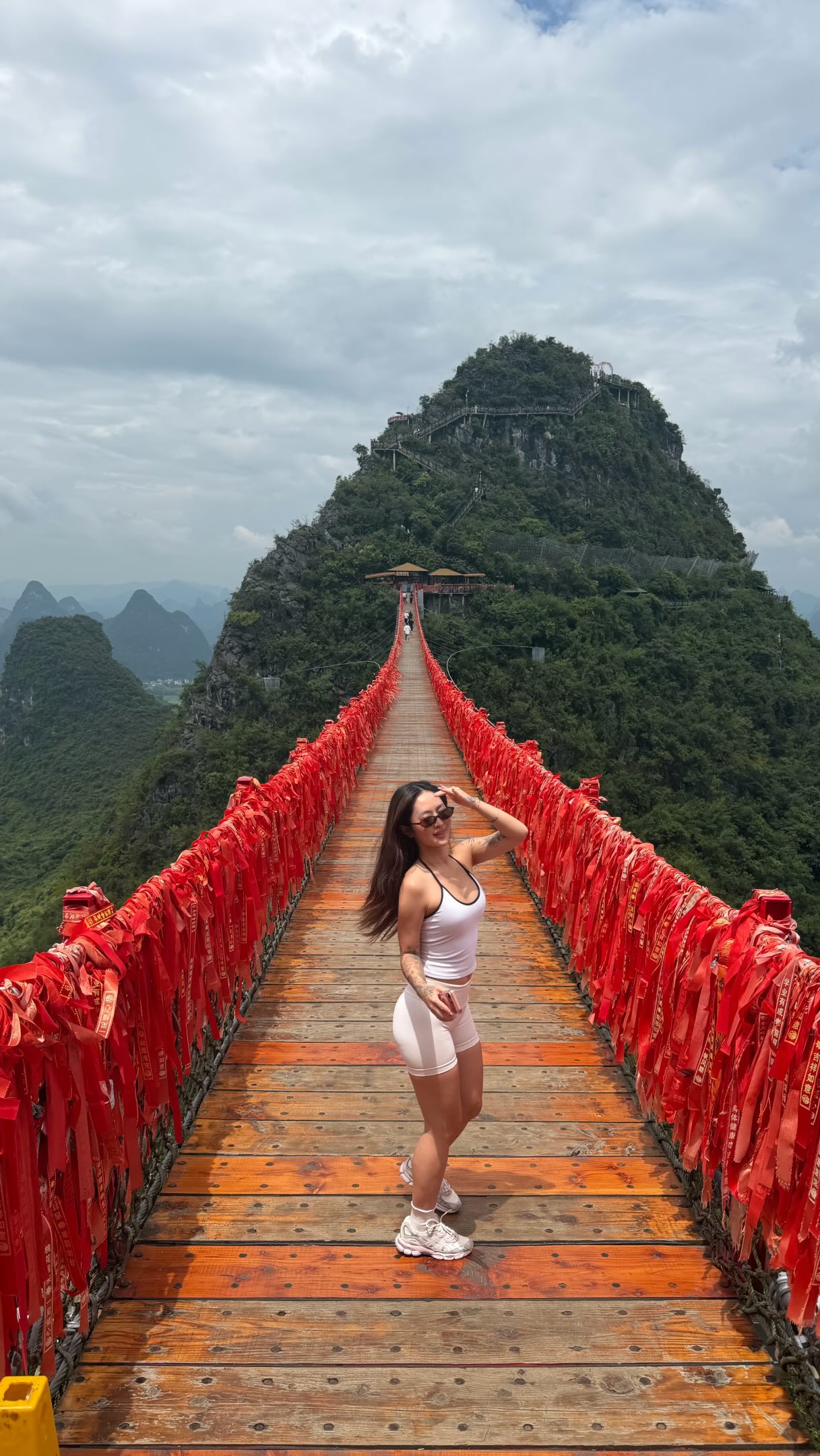 Yangshuo County's Karst Scenery and Wishing Bridge