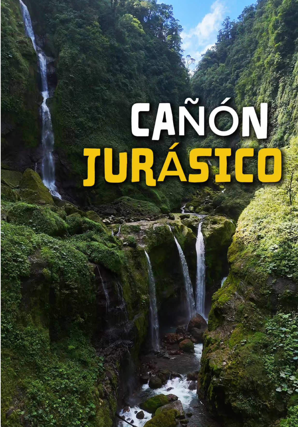 Jurassic Canyon And Waterfalls In Costa Rica