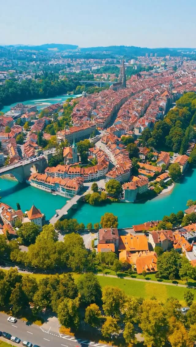 Bern: Medieval City With Clock Tower and River