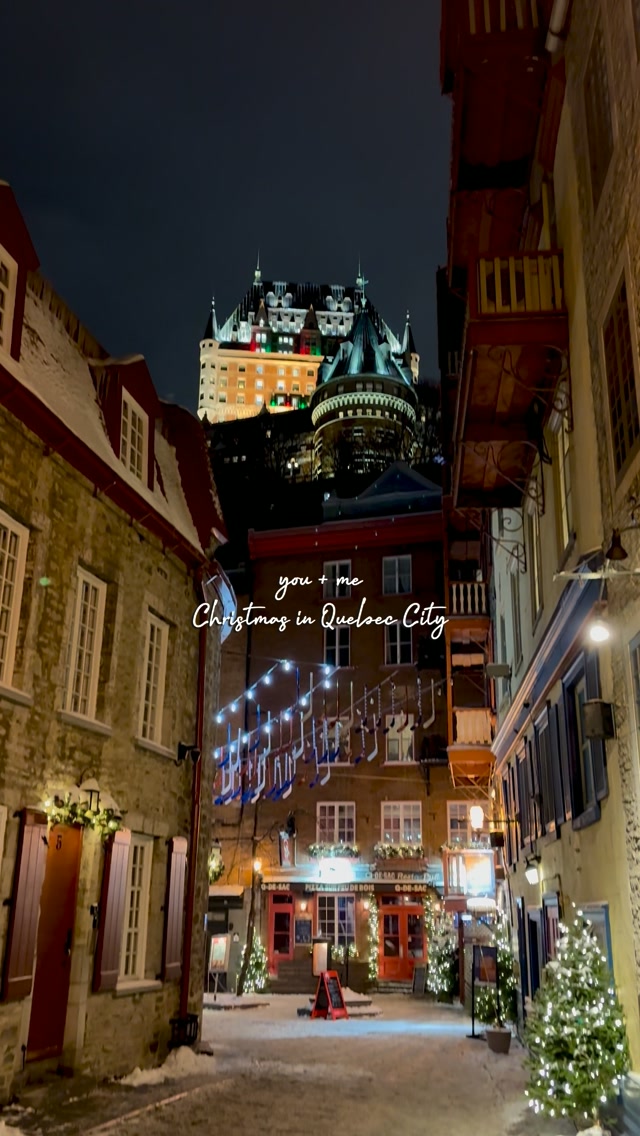 Christmas Magic in Quebec City's Old Town
