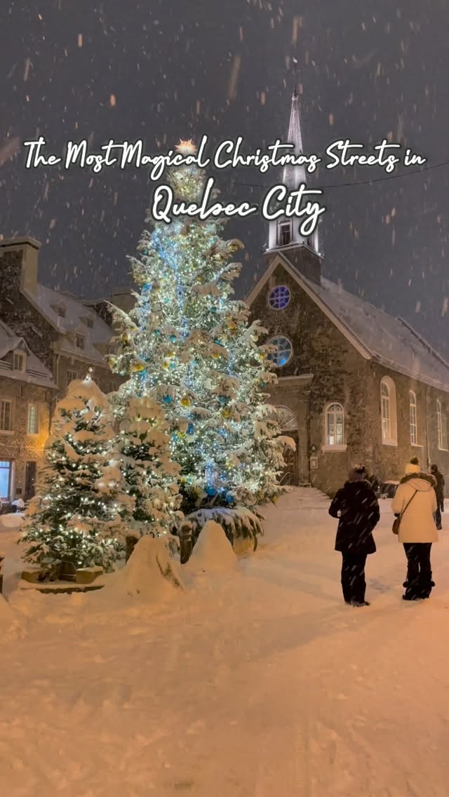 Magical Christmas Streets of Québec City