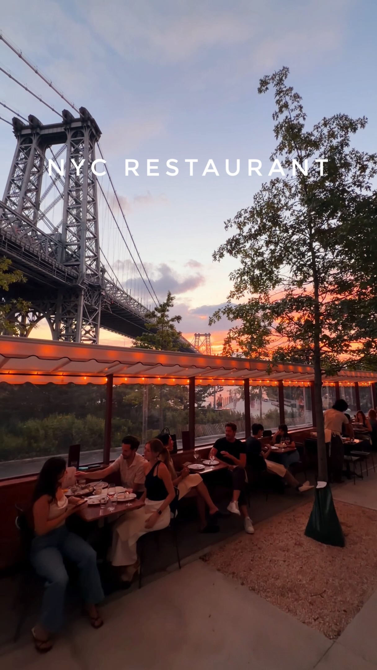 New Waterfront Dining Spot With Manhattan Views
