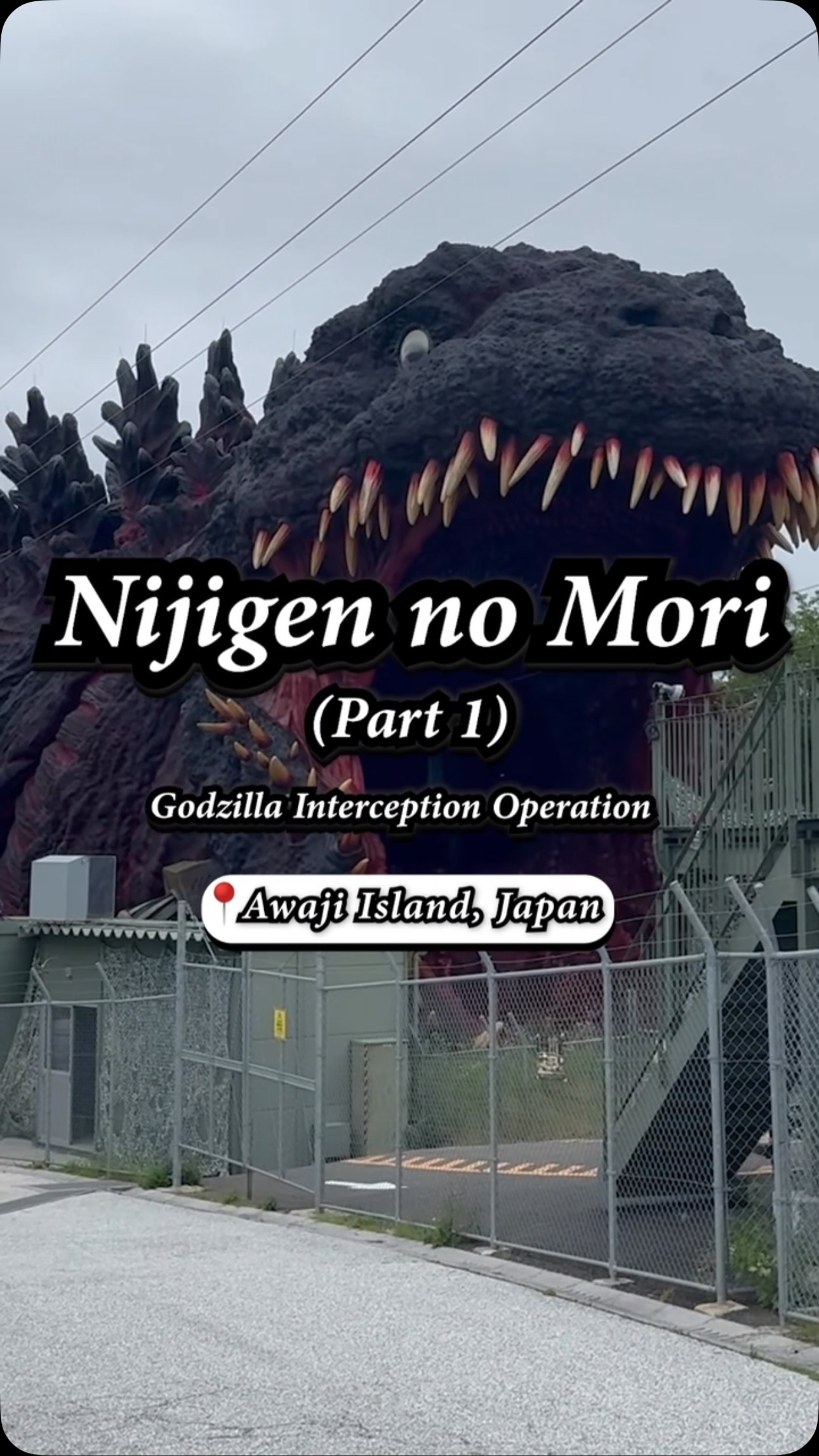 Godzilla Attractions At Nijigen No Mori