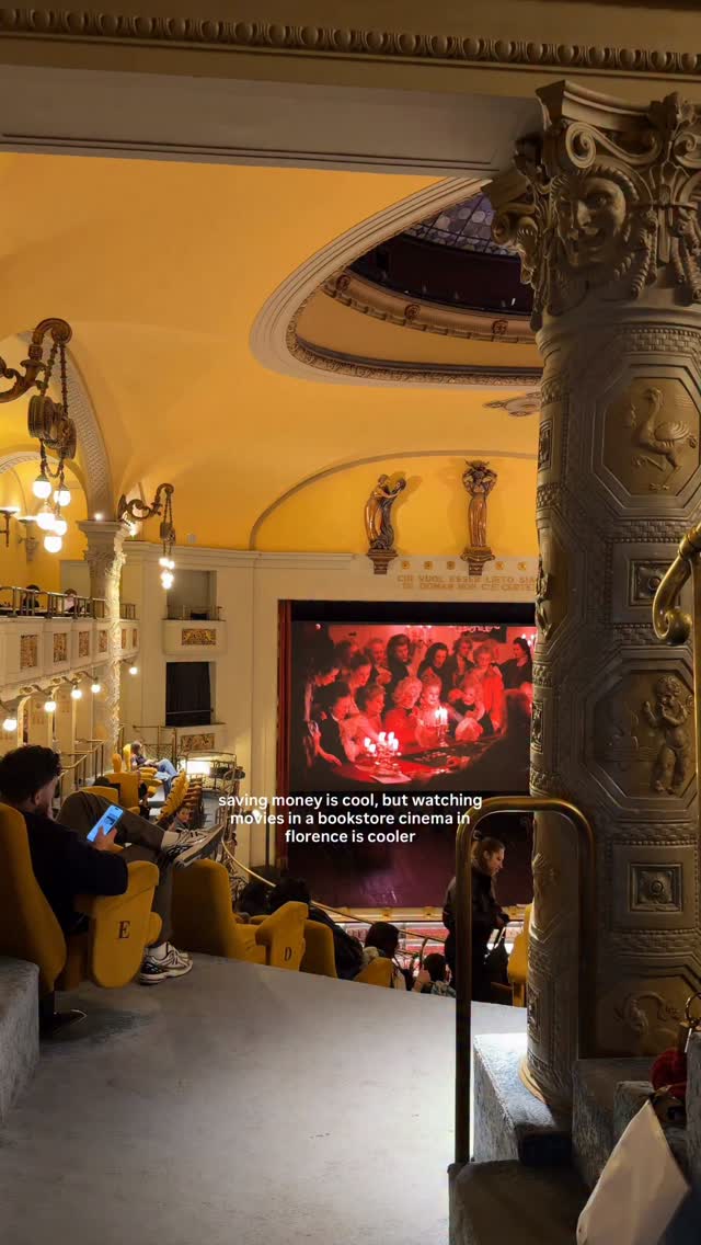 Florence Bookstore Cinema Offers Unique Movie Experience