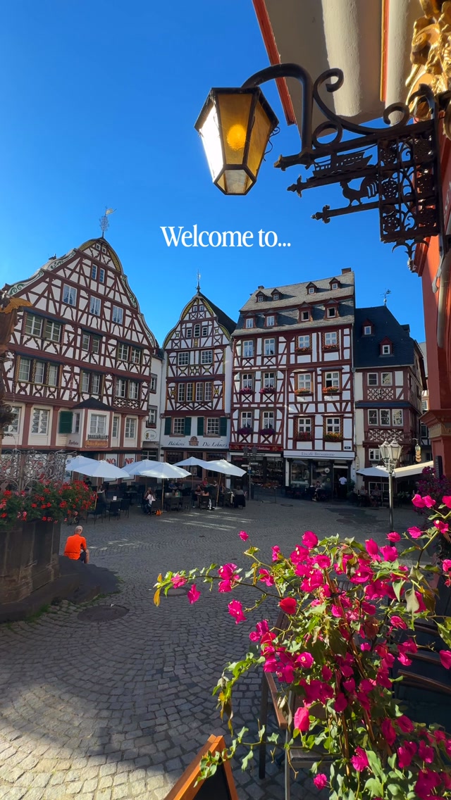 Scenic German Towns With Vineyards And Castles