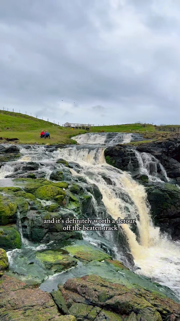 Coastal Waterfalls Along The Antrim Coast