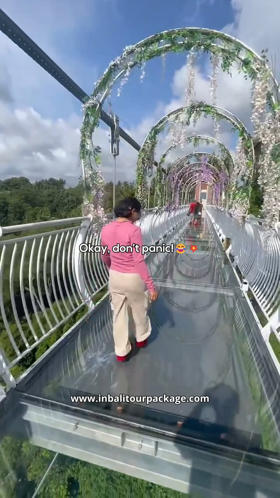 Bali's Thrilling Glass Bridge Experience