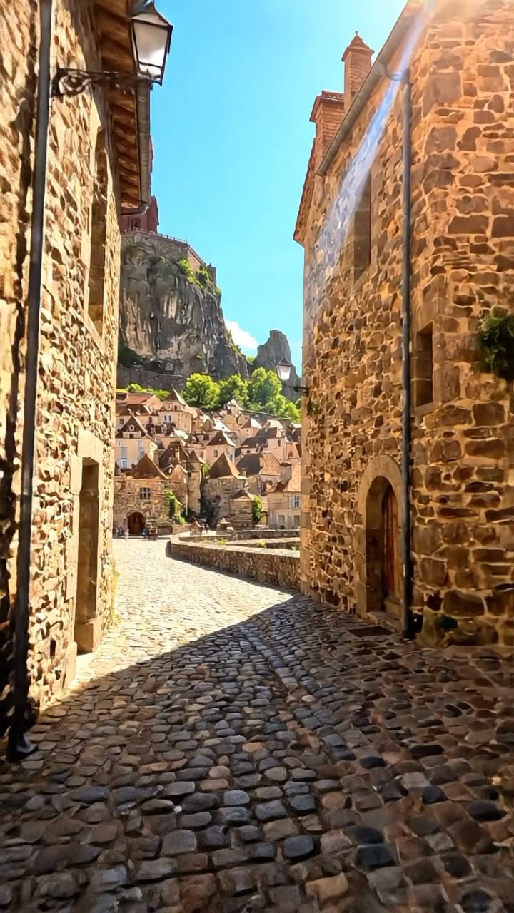 Historic Towns Clustering Around Basalt Peaks