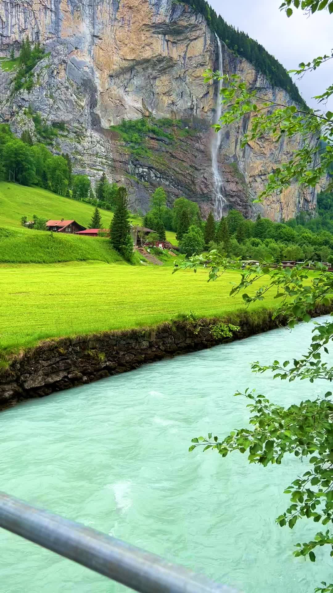 Swiss Scenery: Waterfalls, Lakes, Mountains, and Villages