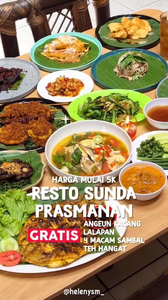 Awi Legit: Sundanese Buffet Restaurant In Bandung