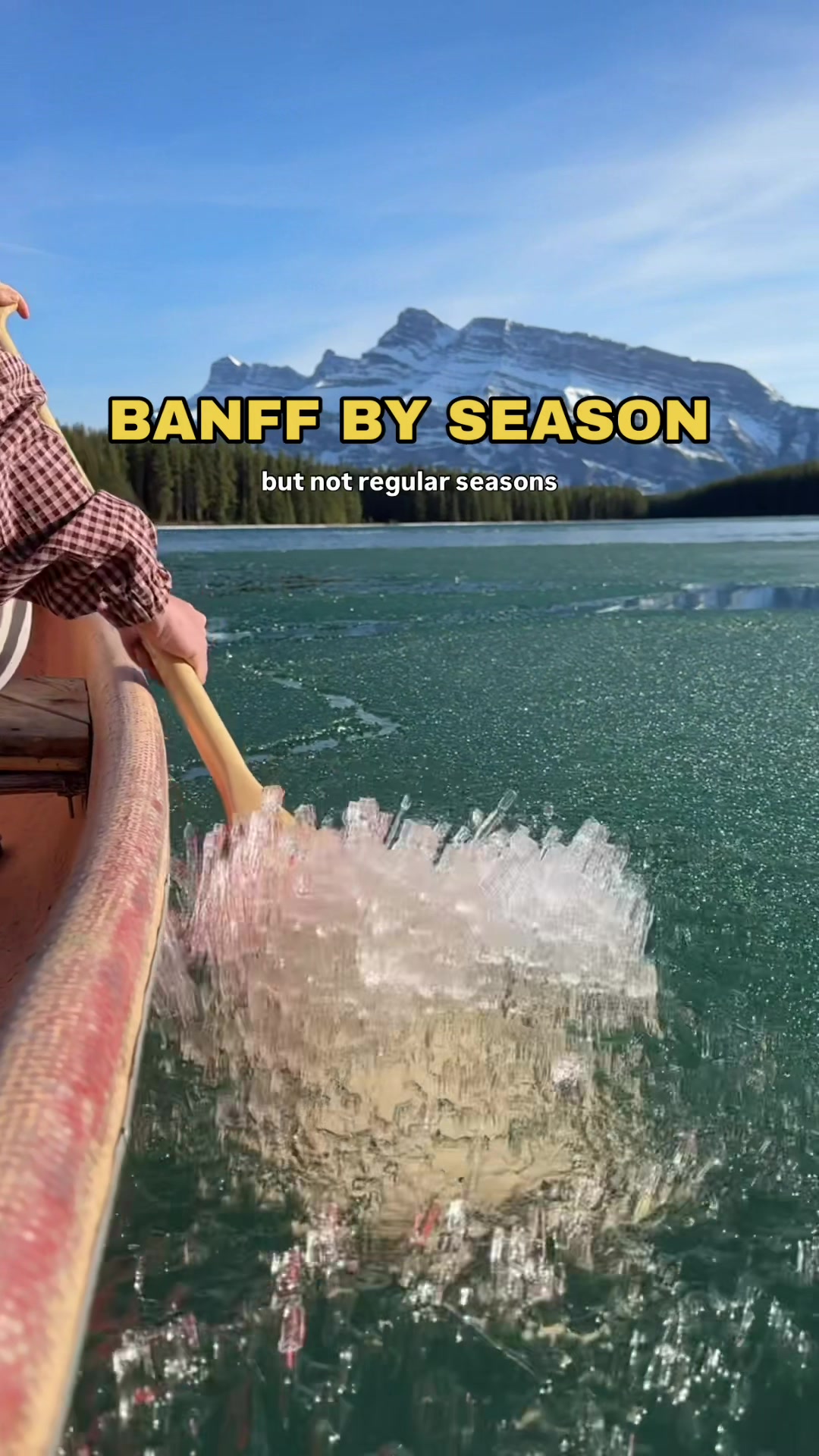 Banff National Park's Unique Seasonal Transformations