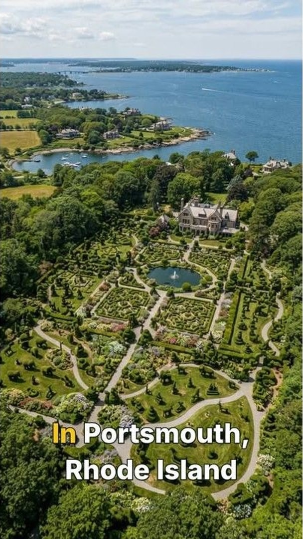 Topiary Garden Overlooking Narragansett Bay