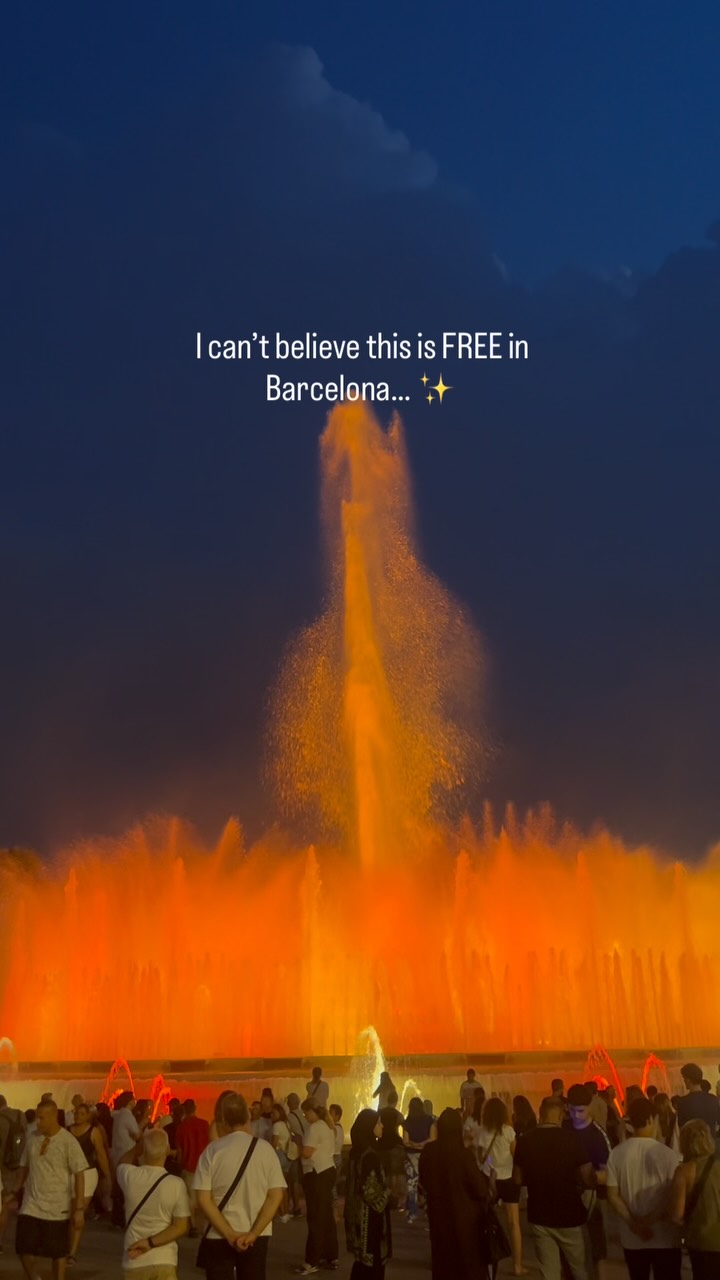 Barcelona's Free Magic Fountain Show