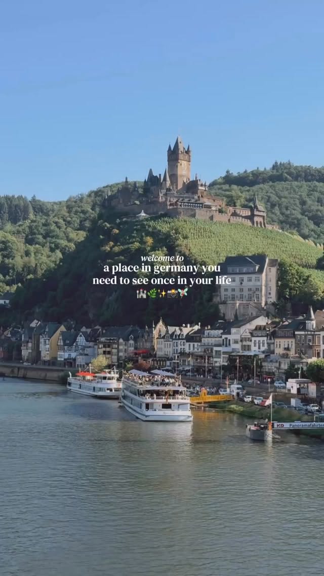 Picturesque Cochem Castle And Mosel River Valley
