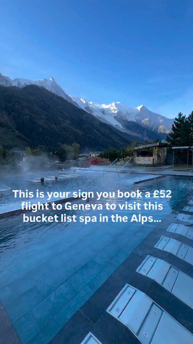 French Alps Spa Offers Mont Blanc Views