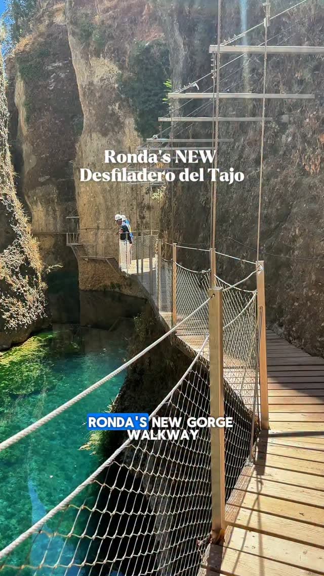 Spanish Gorges and Bridges With Emerald Pools