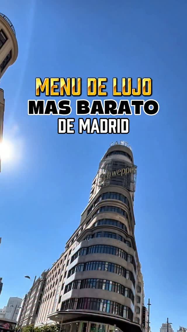 Madrid's Cheapest Luxury All-You-Can-Eat Menu