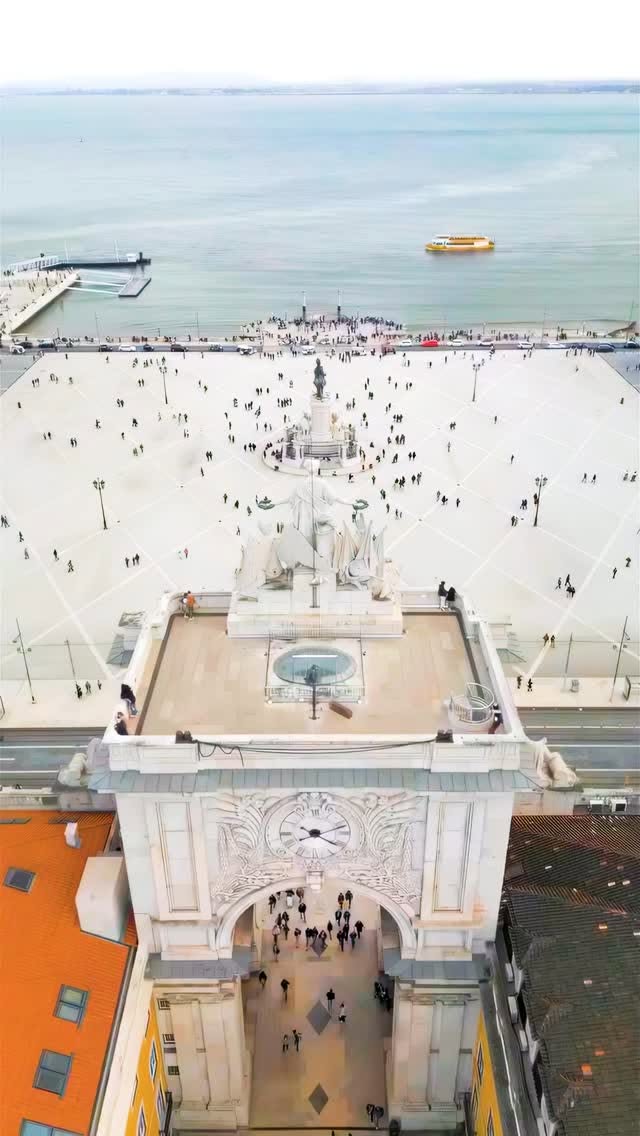 Lisbon's Iconic Landmarks From Above