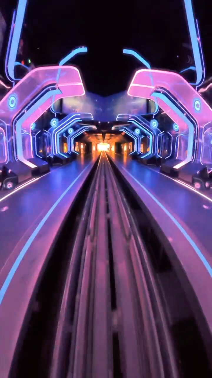 Shanghai Disneyland's Tron Lightcycle Power Run Experience