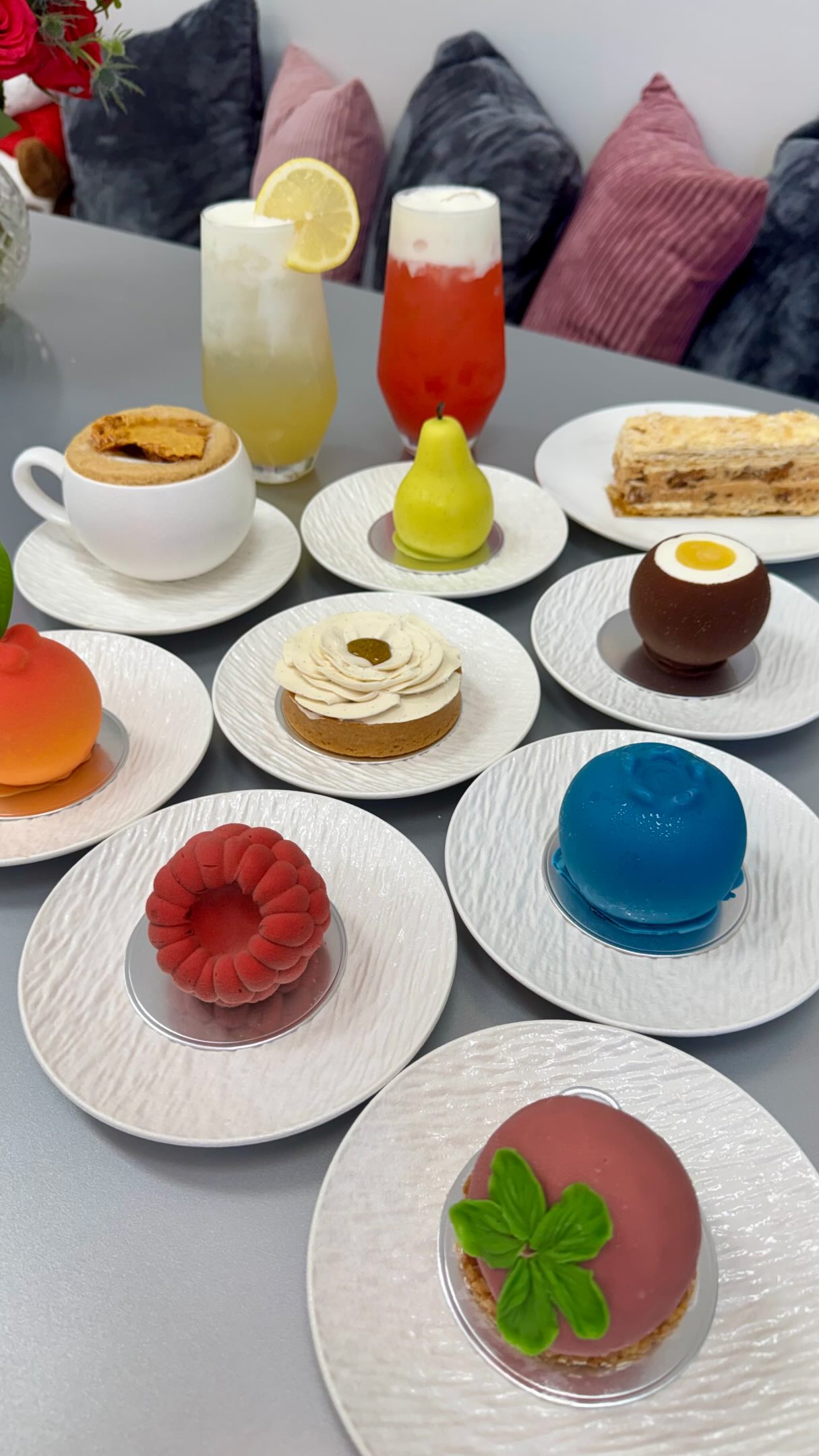 French Pastries Served at Leko Pâtisserie