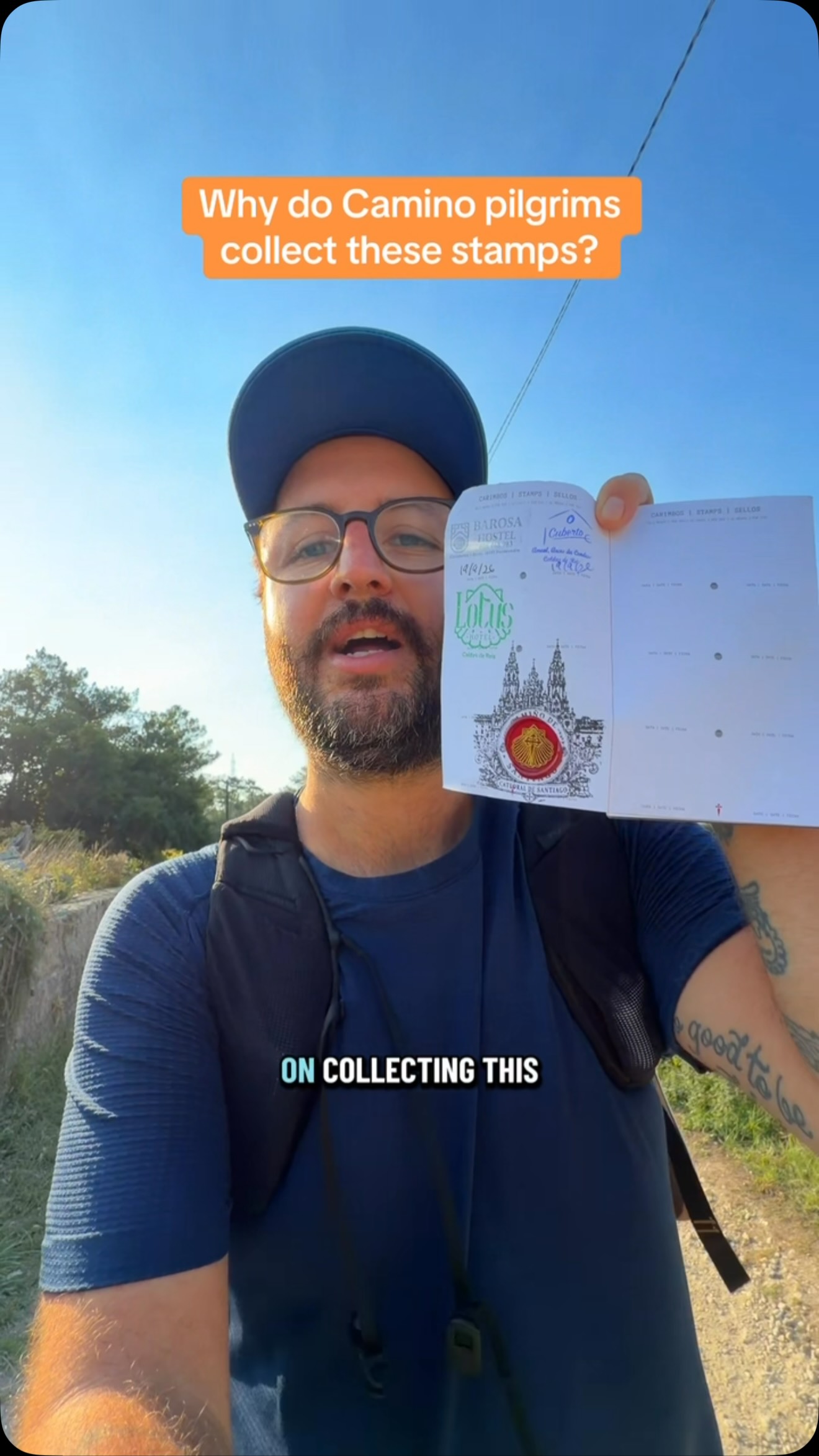 Camino de Santiago Pilgrim Stamp Collection Locations