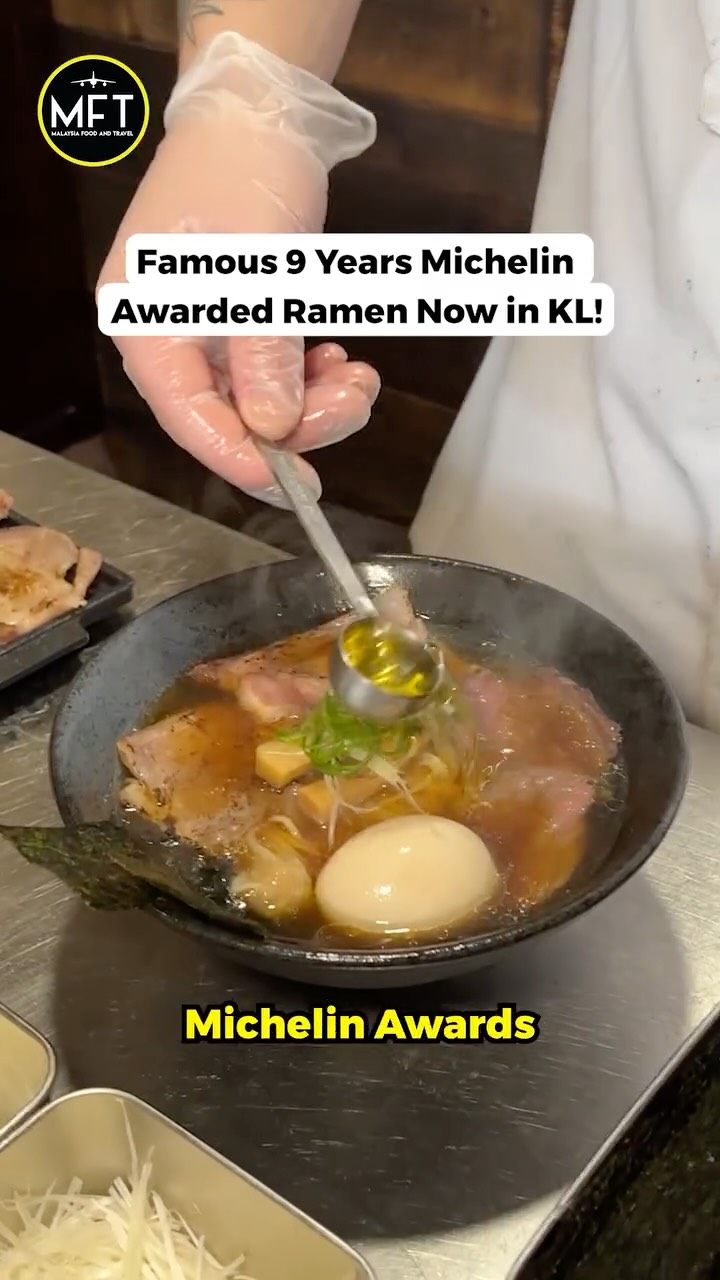 Michelin-Awarded Ramen Restaurant in Bukit Bintang