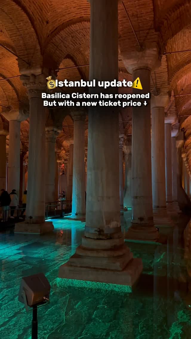 Istanbul's Byzantine Cisterns Offer Underground Wonders