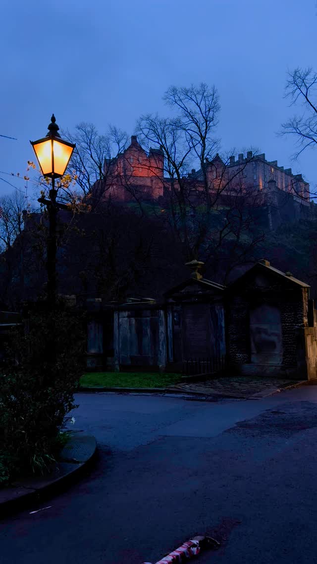 Edinburgh Castle Views From St Cuthbert's