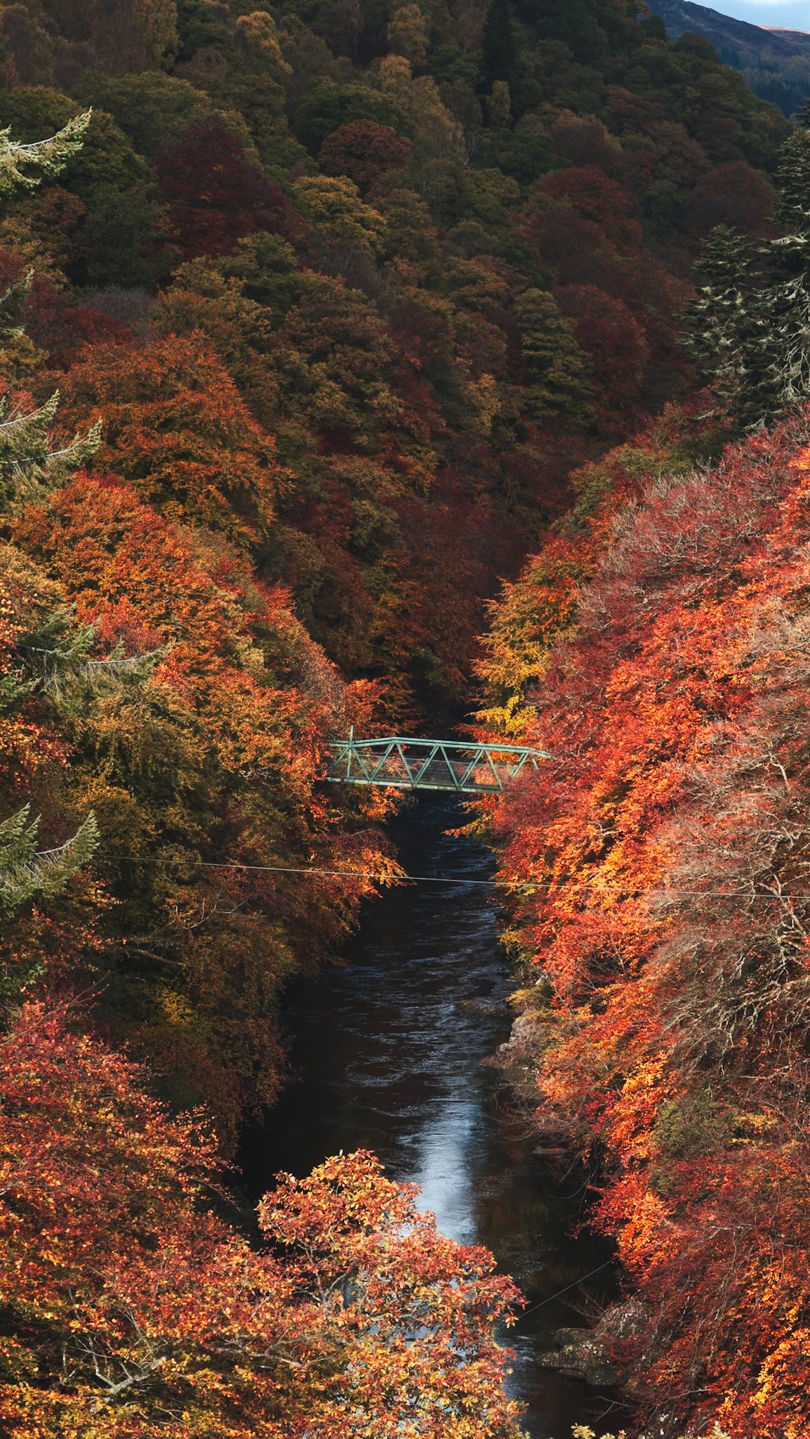 Autumn Scenery at Garry Bridge and Killiecrankie