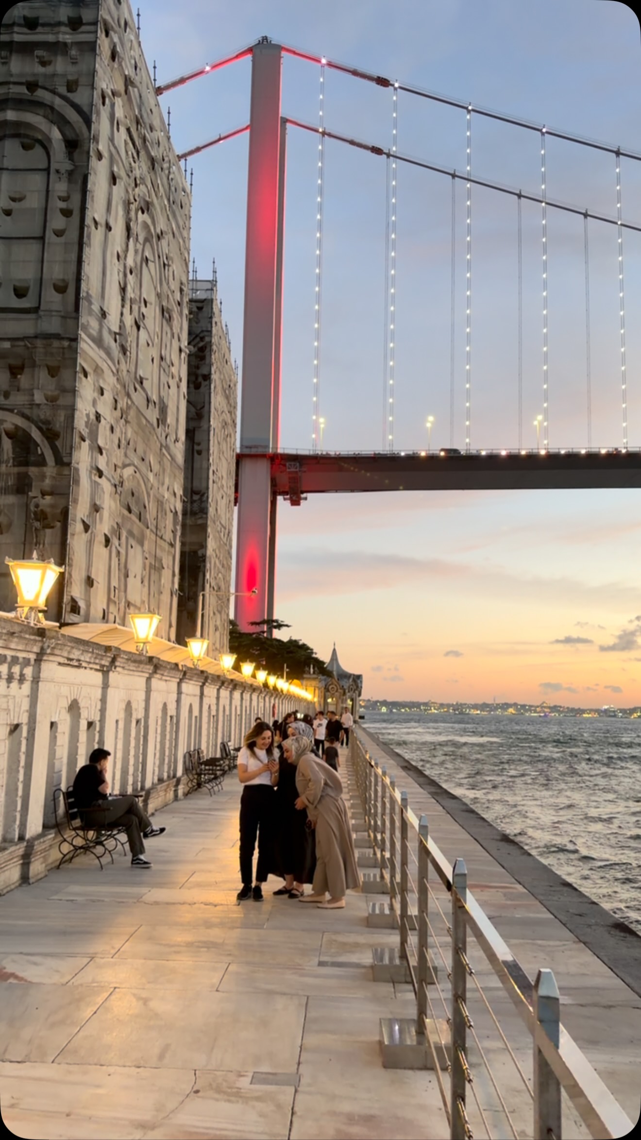 Palaces and Bridges Overlooking the Bosphorus