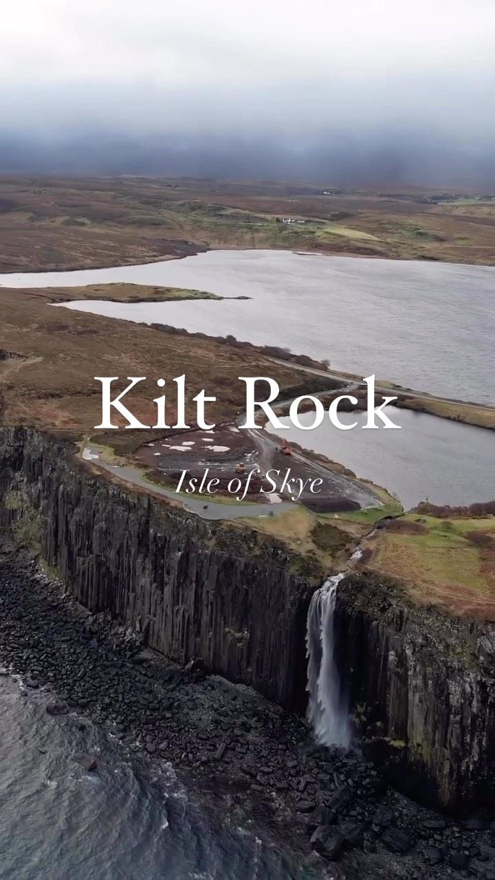 Dramatic Coastal Cliffs And Waterfalls on Skye
