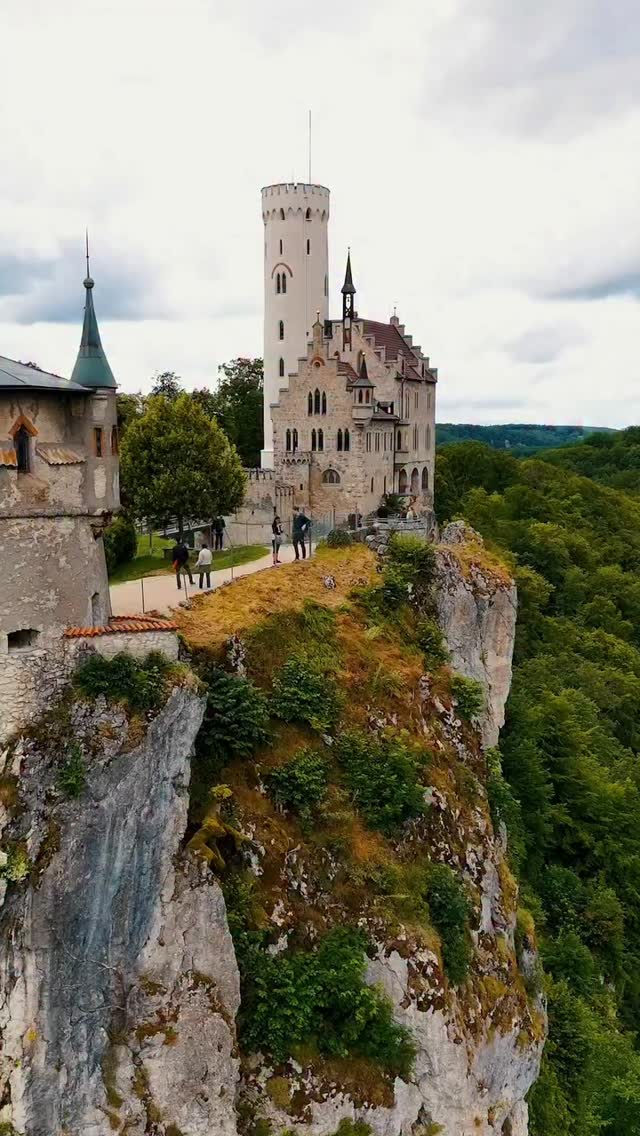 View of Vaduz Castle Overlooking Liechtenstein's Capital