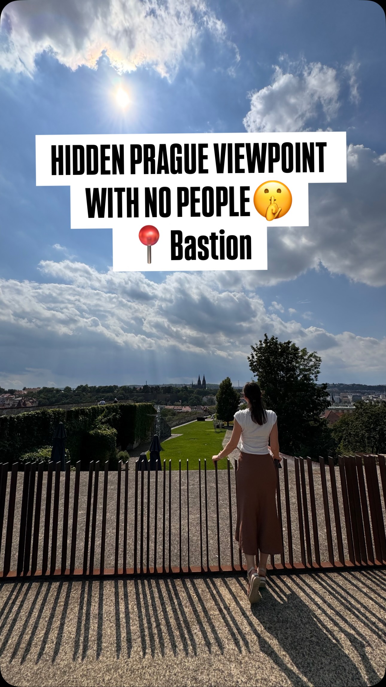 Prague's Old City Walls With A Hidden Viewpoint
