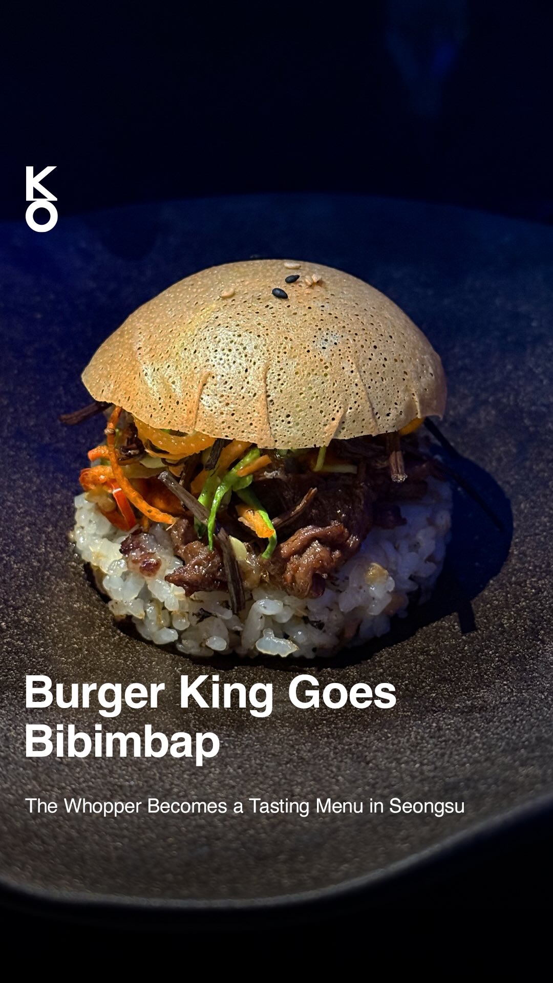 Burger King's Fine Dining Whopper Experience