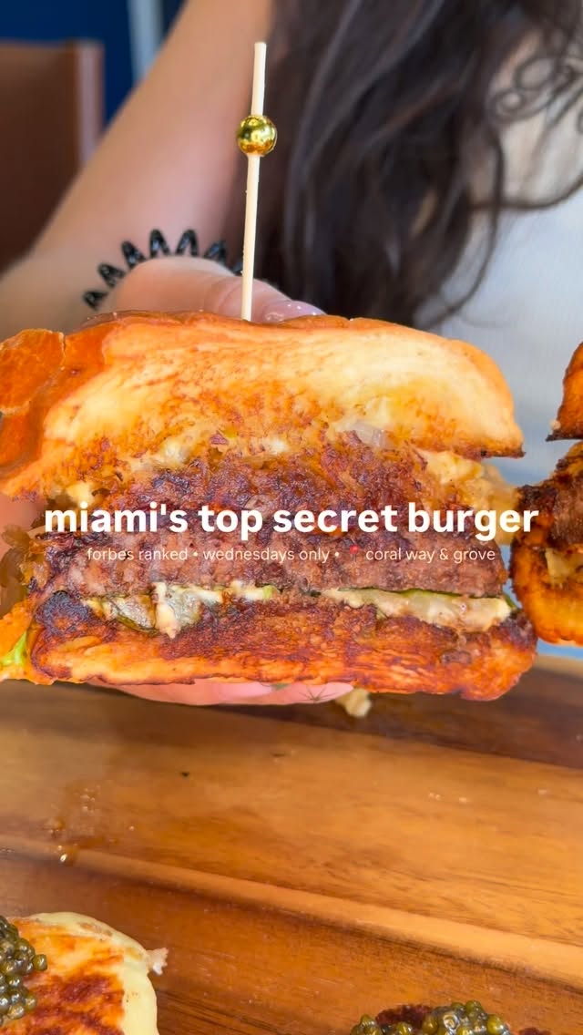 Miami Burger Speakeasies: Chèvre Miami & Coconut Grove