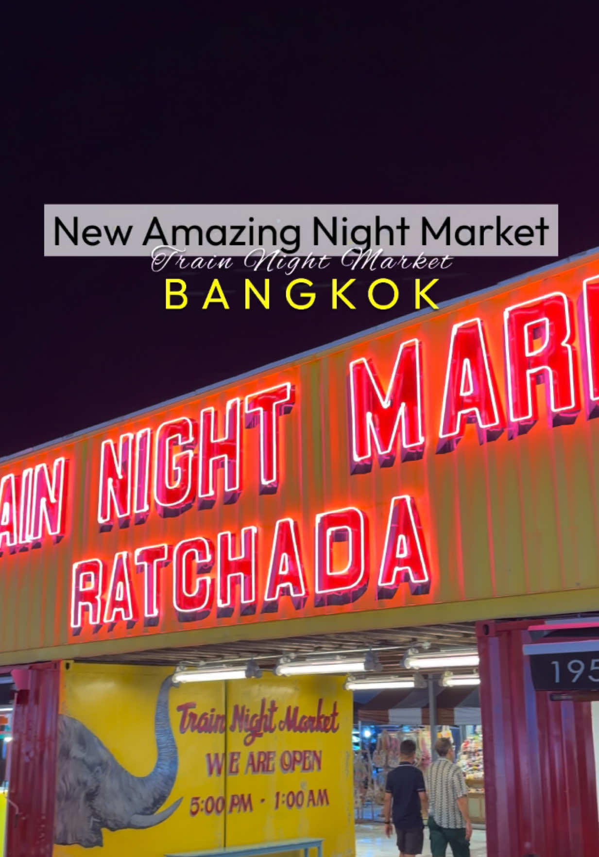 Bangkok's Train Night Market Ratchada Street Food Scene
