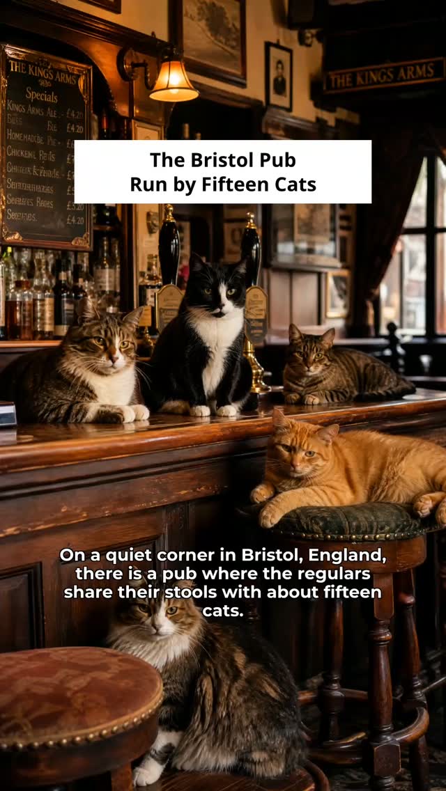 Bristol's Cat Pub Welcomes Patrons