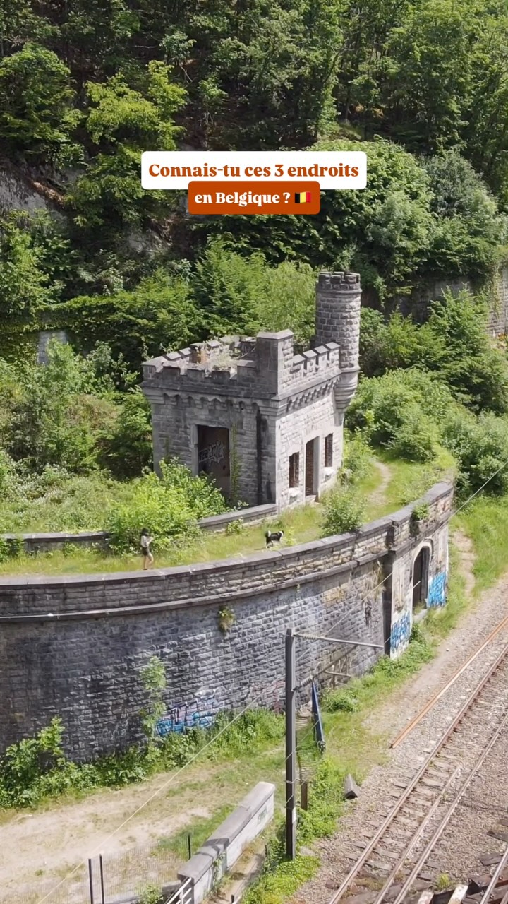 Belgian Fairytale Castle and Royal Train Station