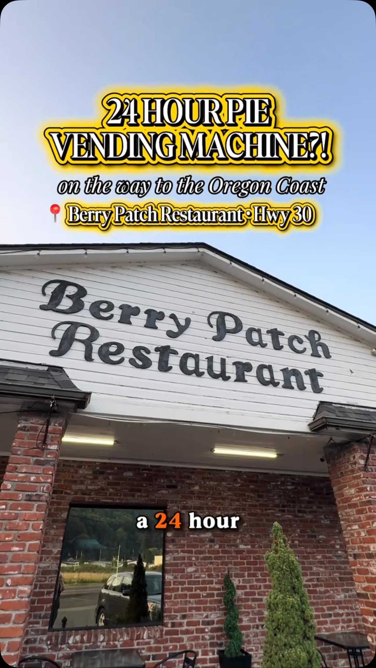 Oregon Coast Restaurant Sells Pies 24/7