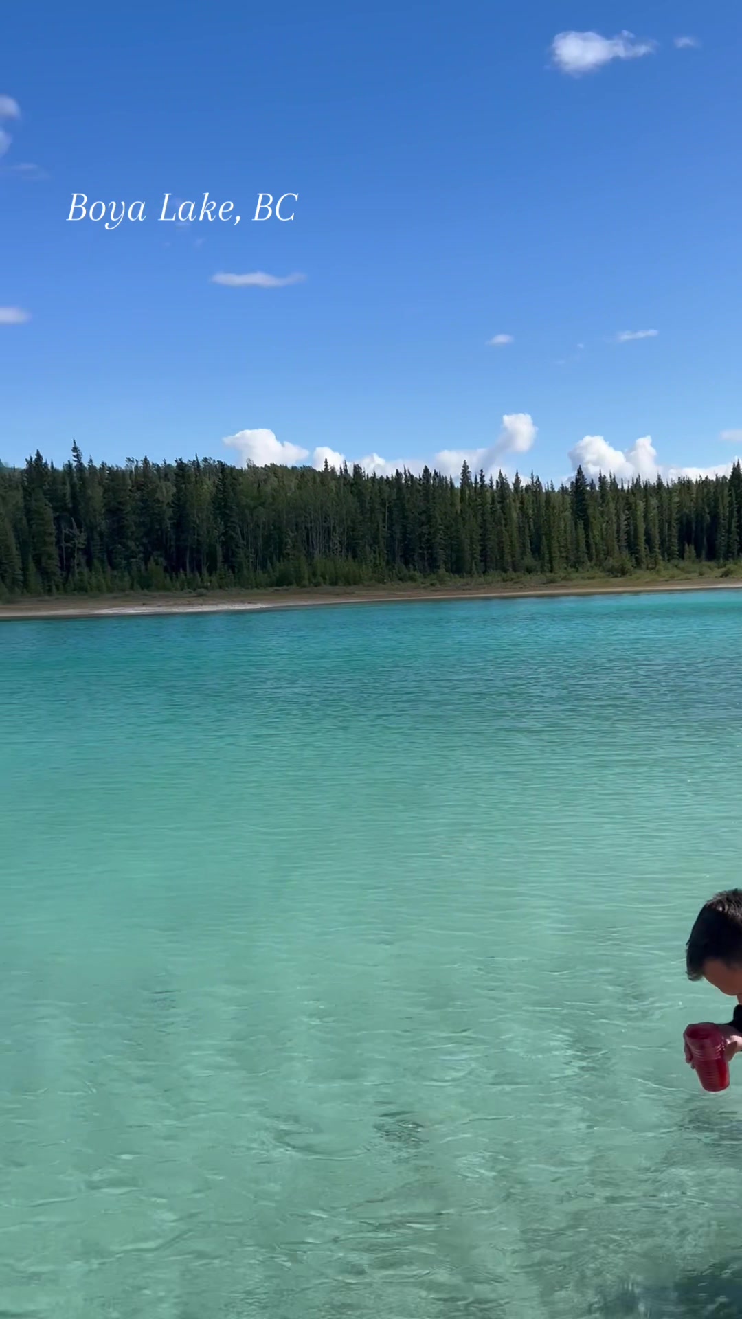 Boya Lake's Serene Natural Beauty