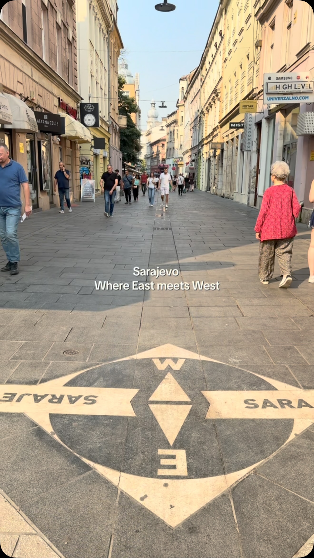 Sarajevo's Historic Mosque And Bazaar