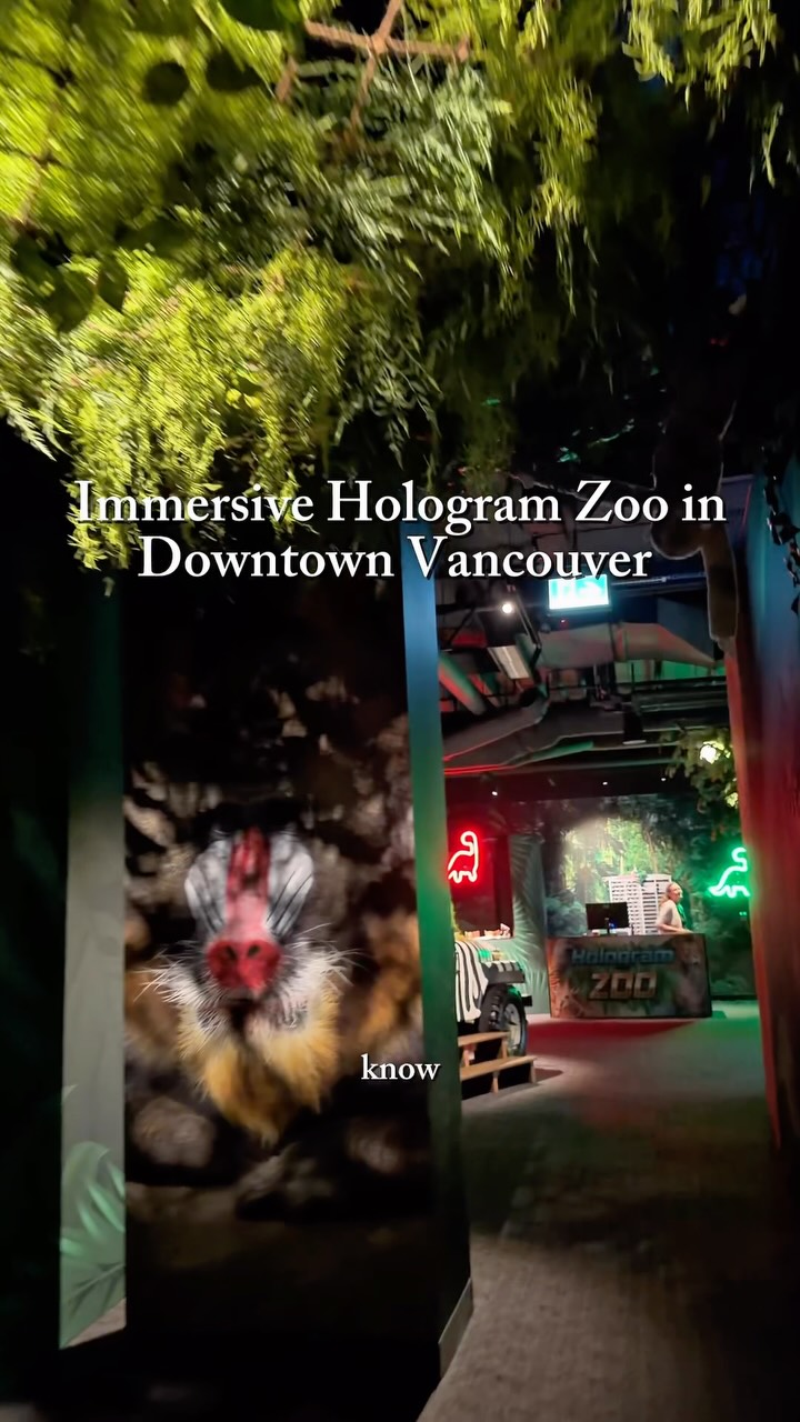 Vancouver's Interactive Hologram Zoo Experience