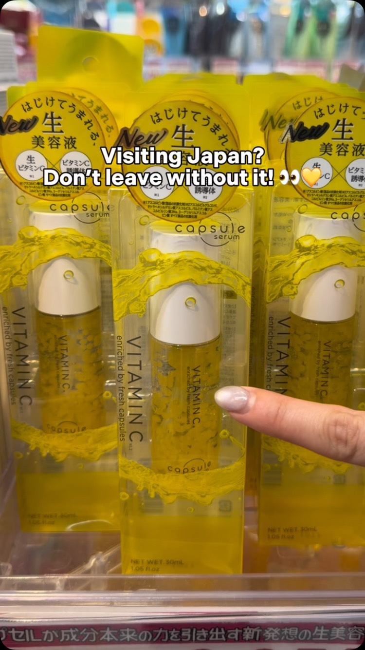 Vitamin C Serum Popular In Japan