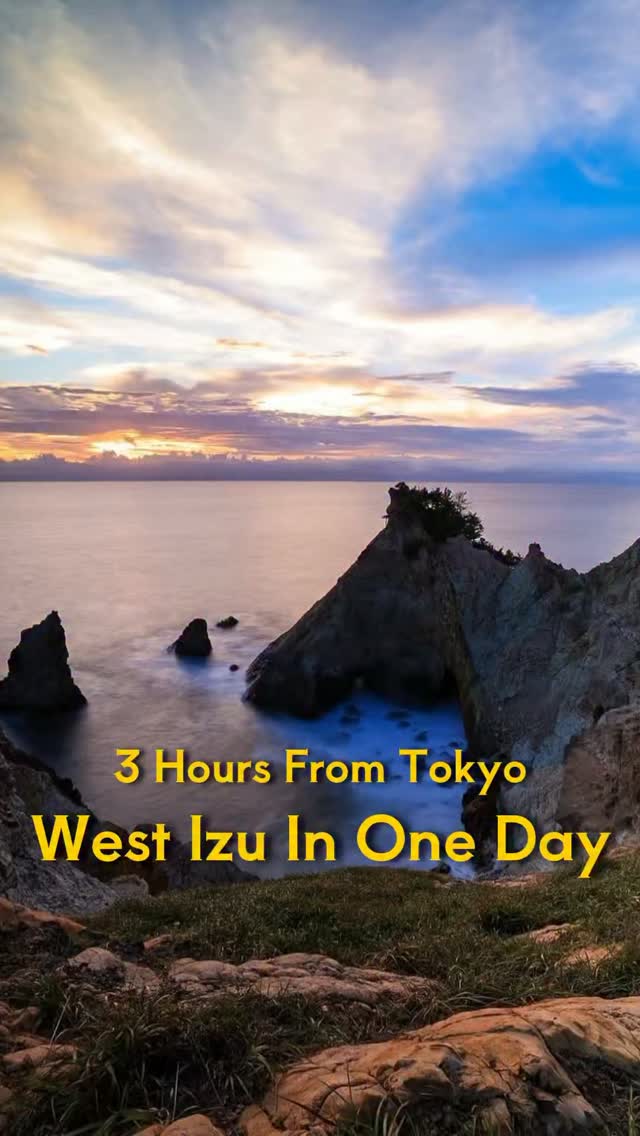 West Izu Itinerary: Golden Cliffs To Ocean Onsen