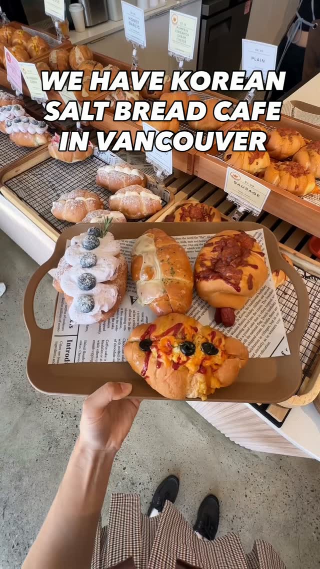 Korean Salt Bread Cafe Experience In Vancouver