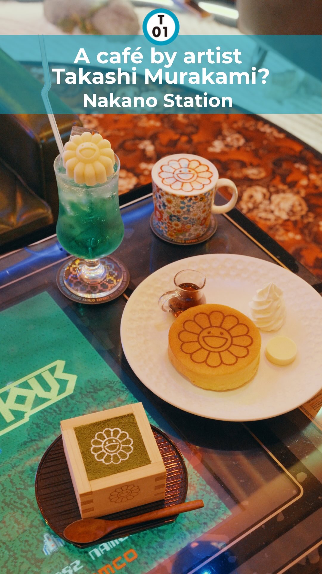 Takashi Murakami's Art Cafe Near Nakano Station