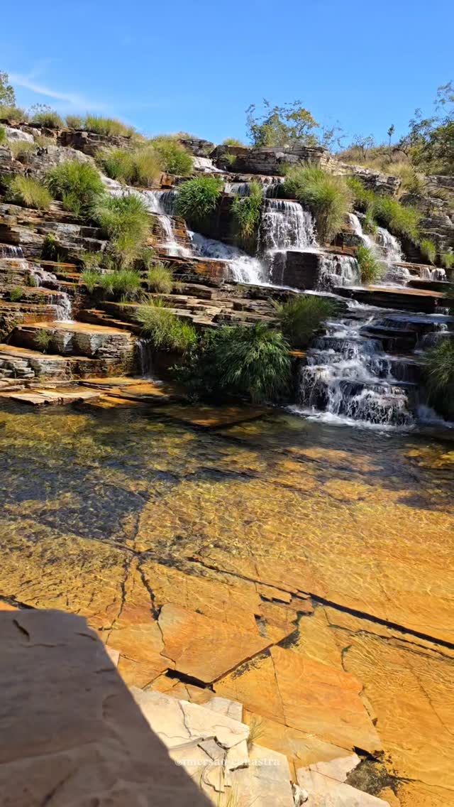 Waterfall And Natural Pools In Eco Park