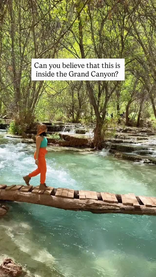 Grand Canyon's Havasupai Campground Offers Surreal Beauty