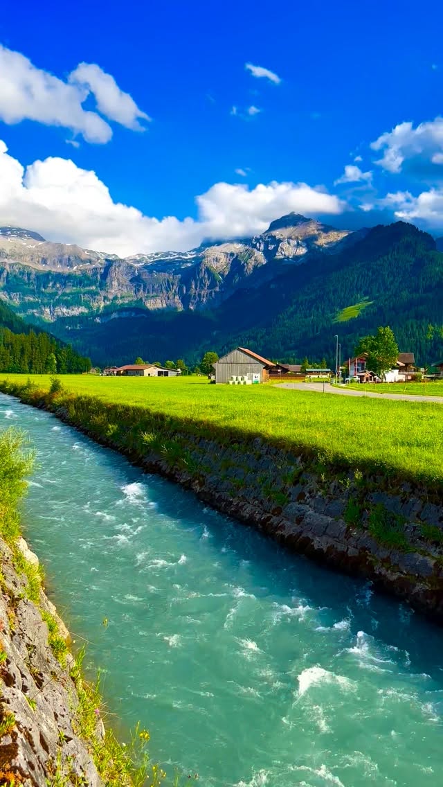 Swiss Alps Wonders And Waterfalls