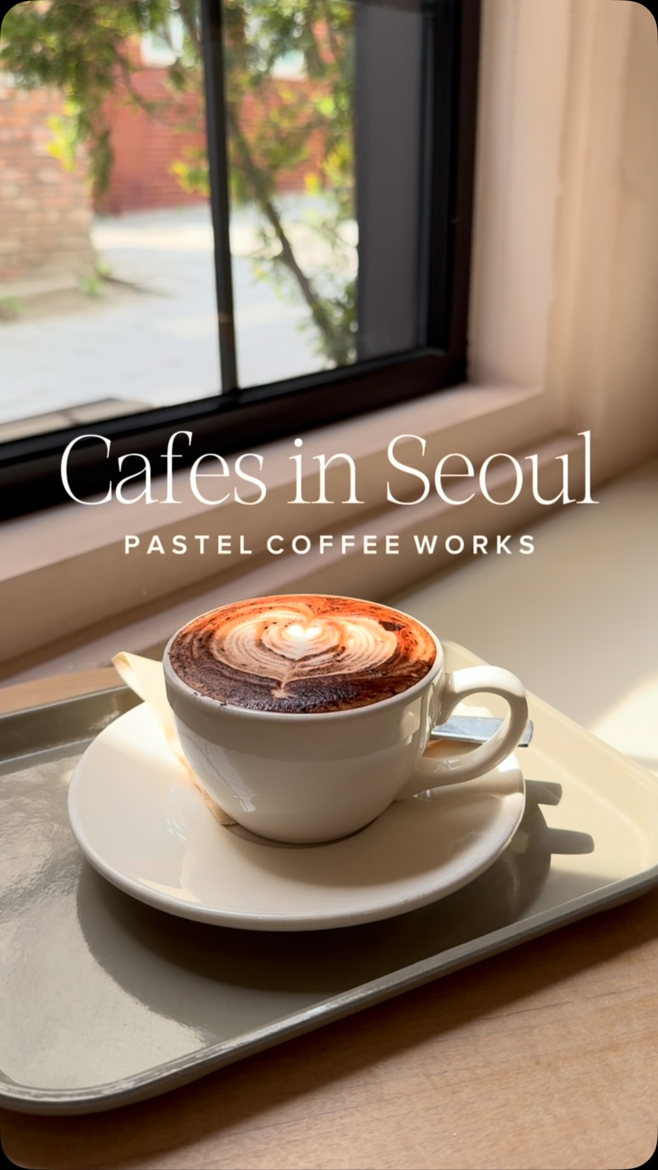 Pastel Coffee Works Offers Relaxing Seochon Ambiance